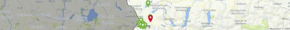 Kartenansicht für Apotheken-Notdienste in der Nähe von Eugendorf (Salzburg-Umgebung, Salzburg)